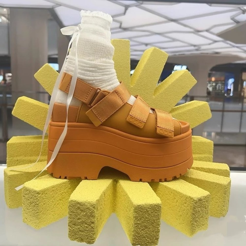 Ankle Strap Heels - 11CM High Platform Sandals Women Summer