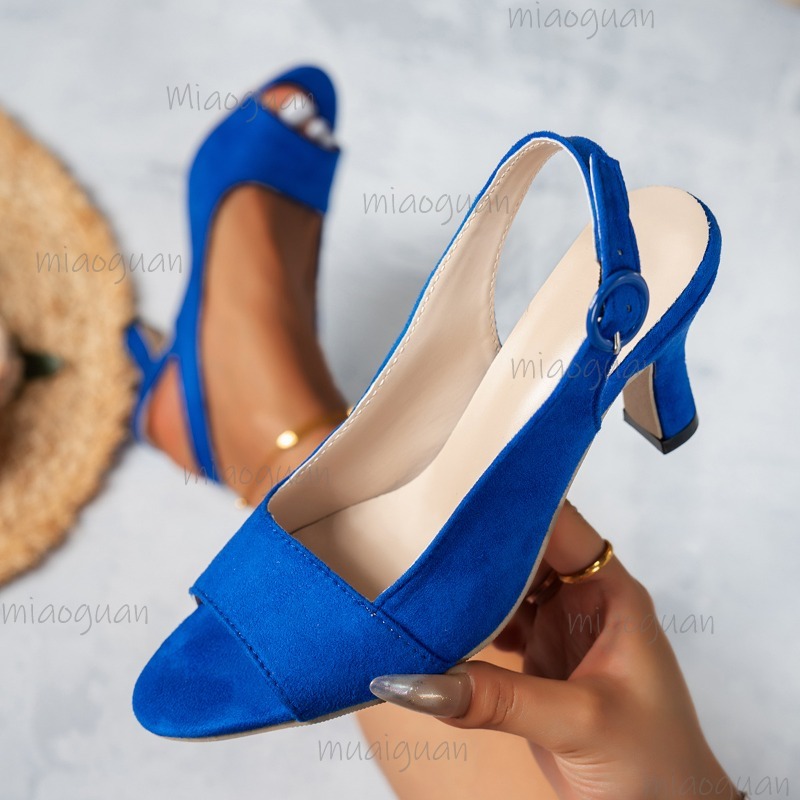Women'S Shoes Peep Toe - Size 35-43 Women's High Heel Sandals