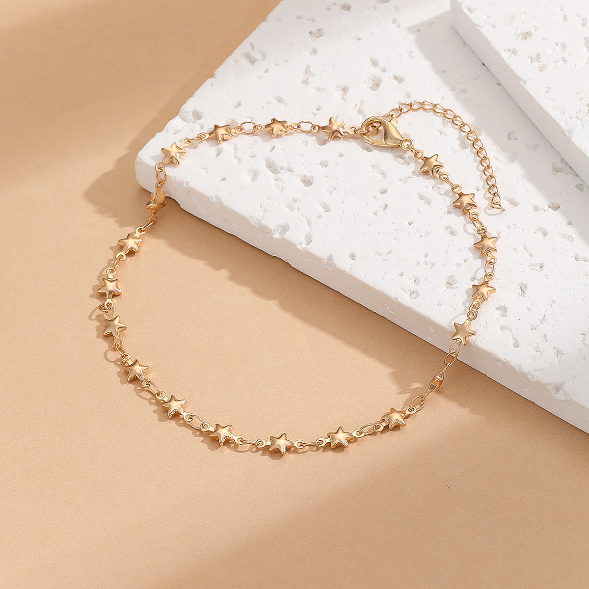 Gold Chain Sandal - Bohemia Vintage Star Anklet Link Chains
