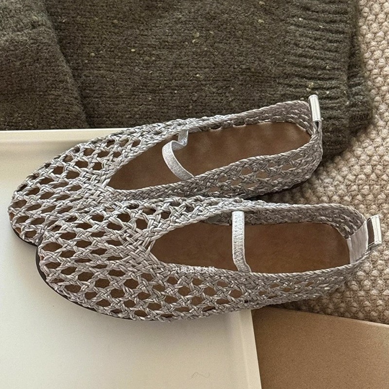 Women'S Shoes Hands Free - 2026 New Hollow Hand Woven Sandals
