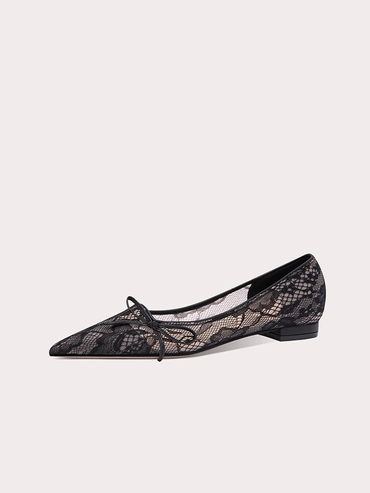 Flat stiletto heels spring and - Wide Fit Heels บทวิจารณ์และราคา