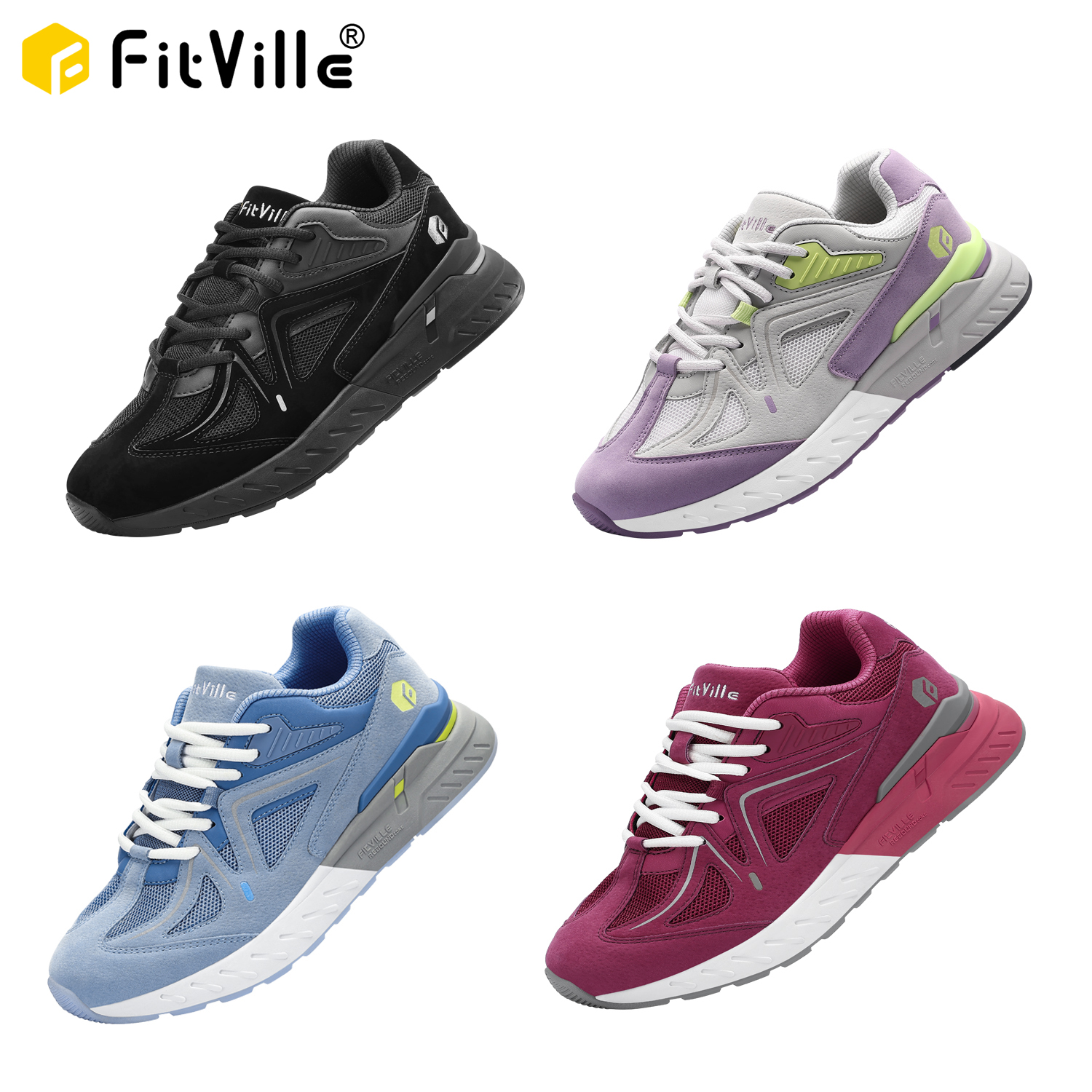 FitVille Women's Walking Shoes - Women'S Shoes Wide Width บทวิจารณ์และราคา