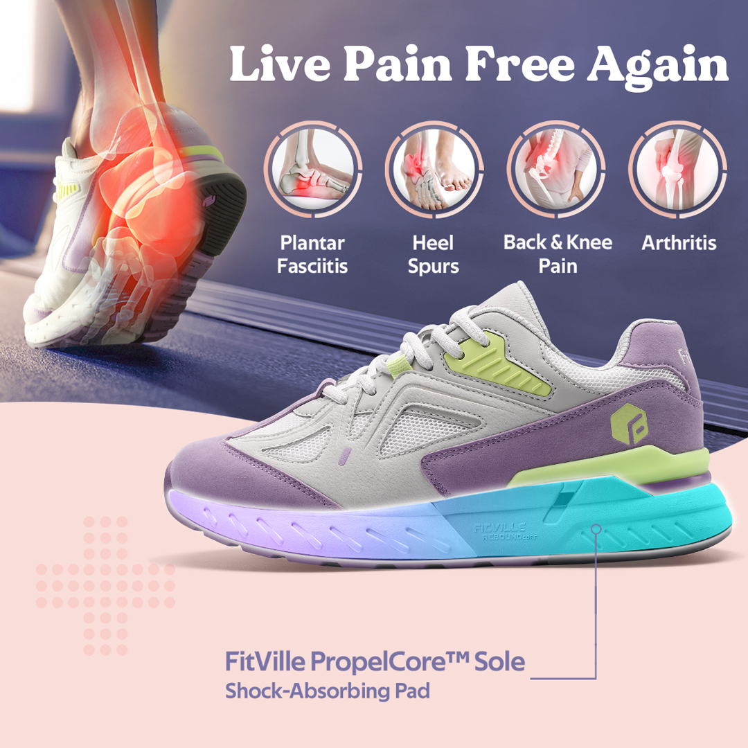 FitVille Women's Walking Shoes - Women'S Shoes Wide Width บทวิจารณ์และราคา
