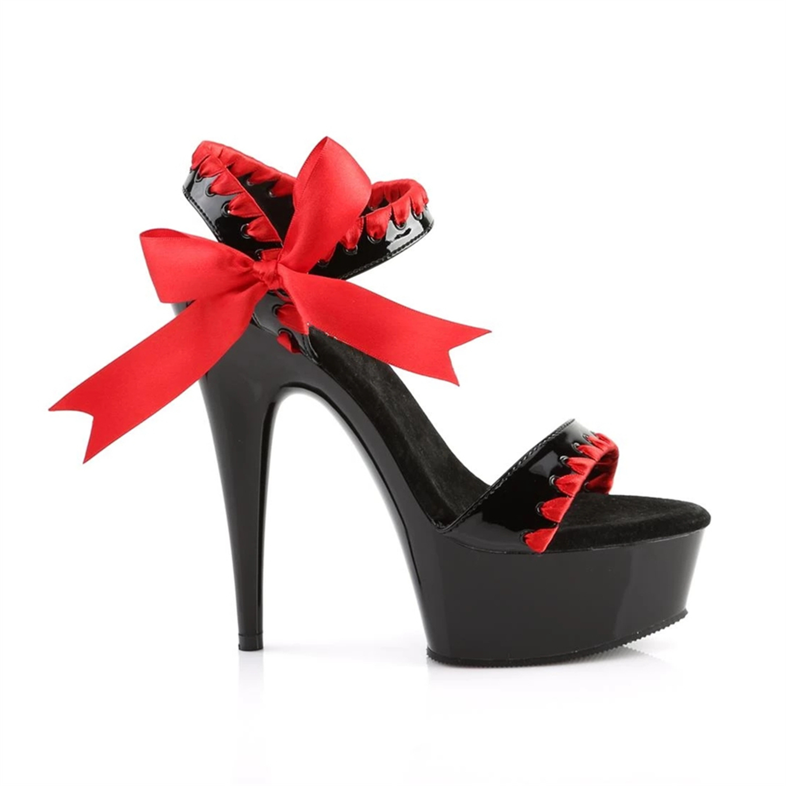 Neo Gothic Heels 15cm - Black  - Wide Fit Heels บทวิจารณ์และราคา
