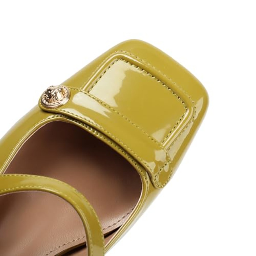 Slingback Mary Jane Heels for  - Low Block Heel Pump บทวิจารณ์และราคา