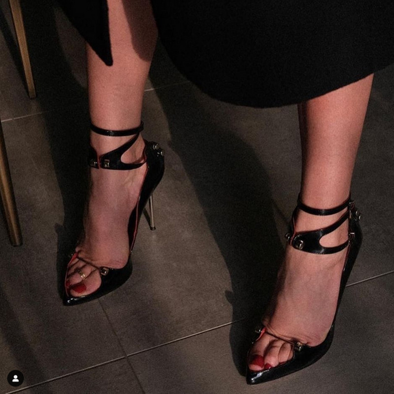 10cm Metal High Heel Sandals,W - Women'S Shoes Hands Free บทวิจารณ์และราคา