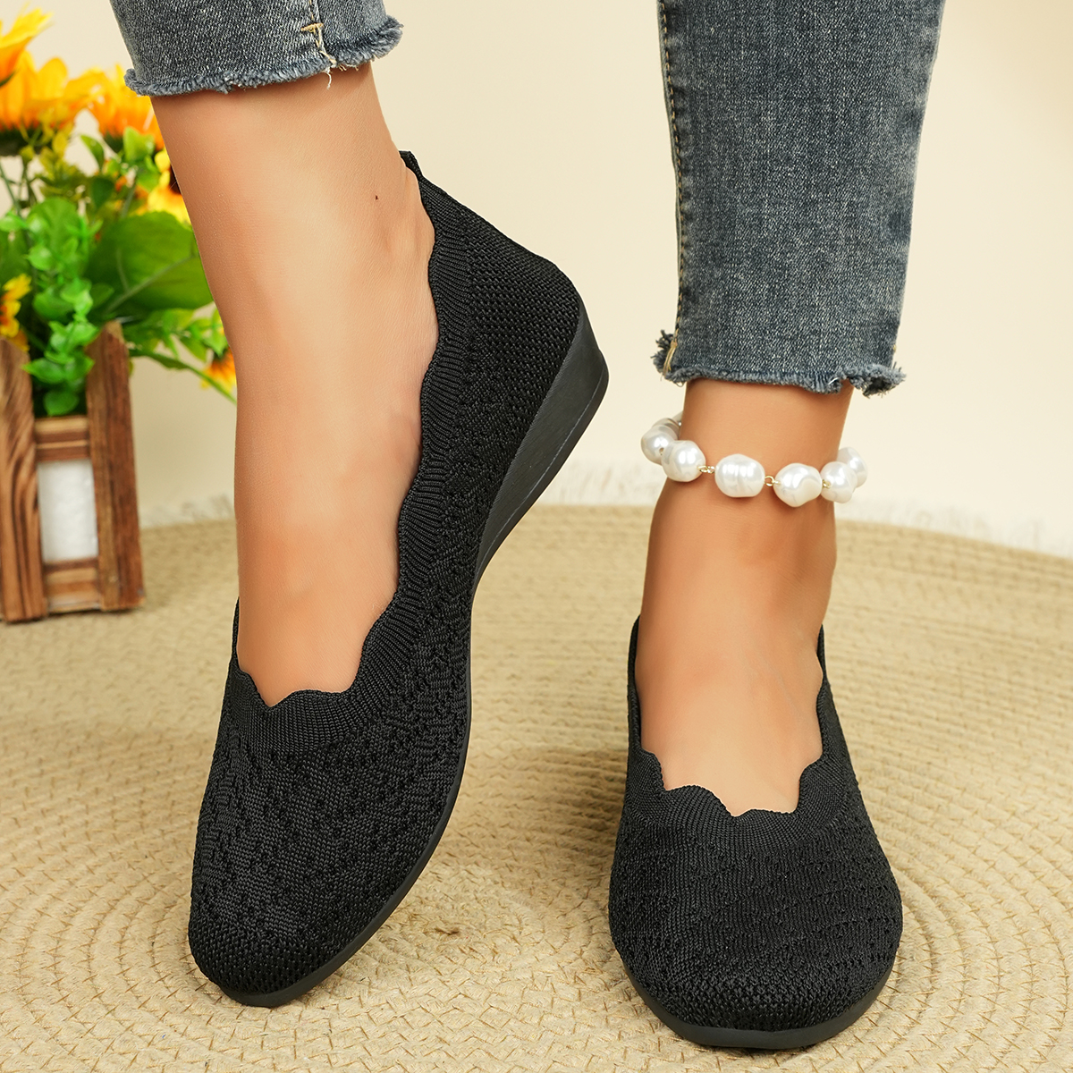 Women's Breathable Knit Flats  - Women'S Shoes Toms บทวิจารณ์และราคา