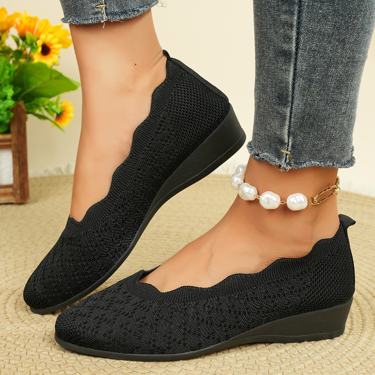 Women's Breathable Knit Flats  - Women'S Shoes Toms บทวิจารณ์และราคา
