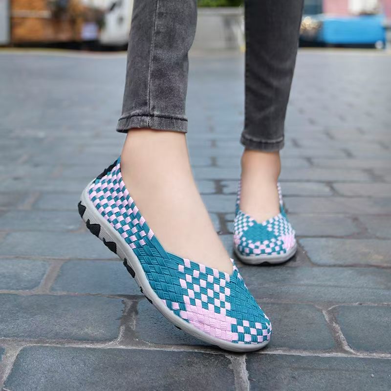 Women Hand Woven Elastic Big S - Women'S Shoes Hands Free บทวิจารณ์และราคา