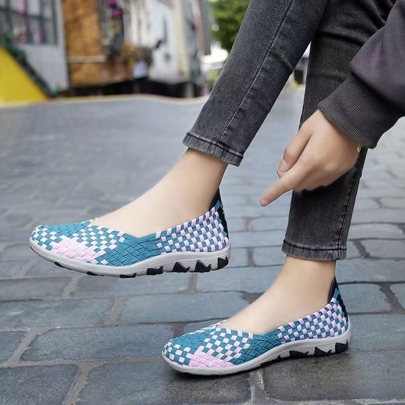 Women Hand Woven Elastic Big S - Women'S Shoes Hands Free บทวิจารณ์และราคา