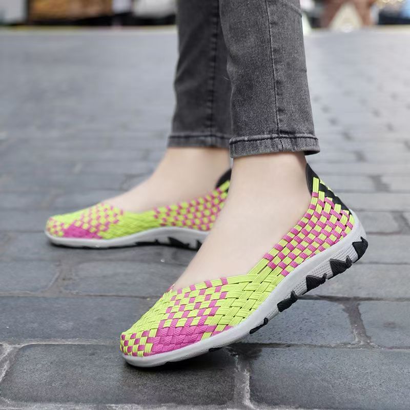 Women Hand Woven Elastic Big S - Women'S Shoes Hands Free บทวิจารณ์และราคา