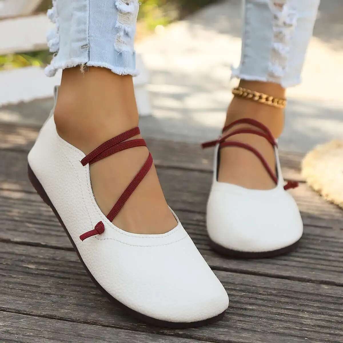 Women Flats Shoes 2025 Brand D - Women'S Shoes For Wide Feet บทวิจารณ์และราคา