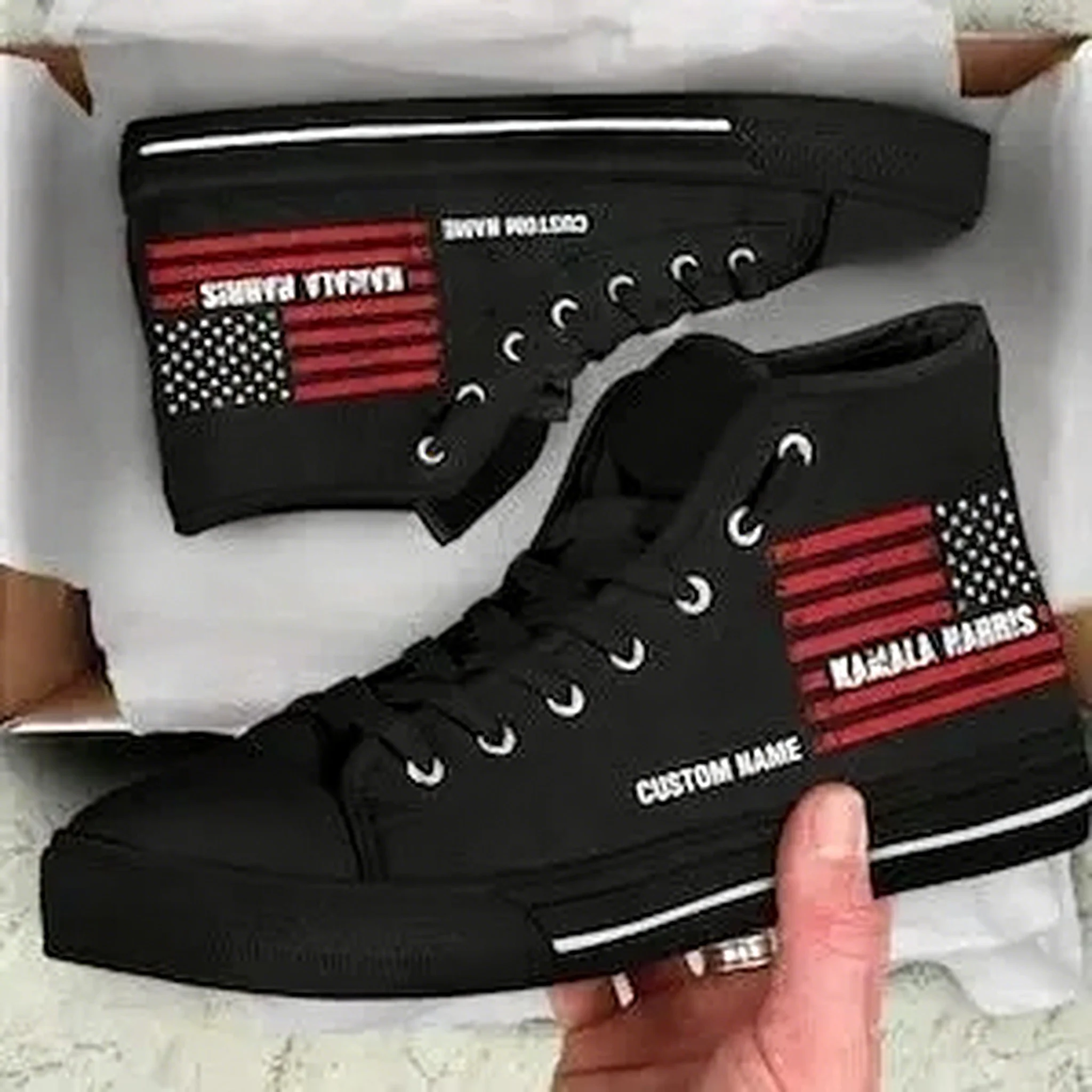 Elections Custom Name High Top - Women Shoes Name บทวิจารณ์และราคา