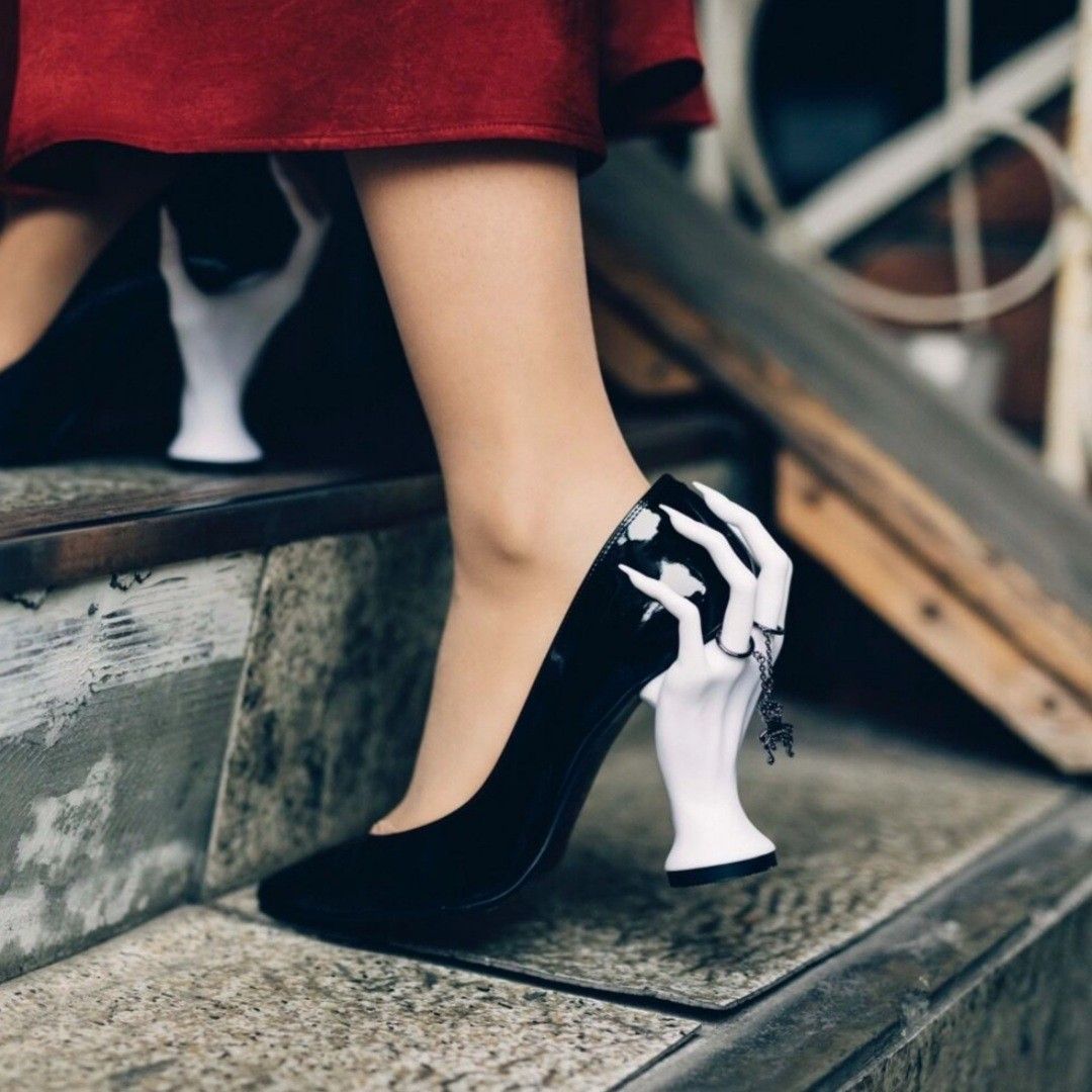 Punk Style Pointed Toe Hallowe - Women'S Shoes Hands Free บทวิจารณ์และราคา