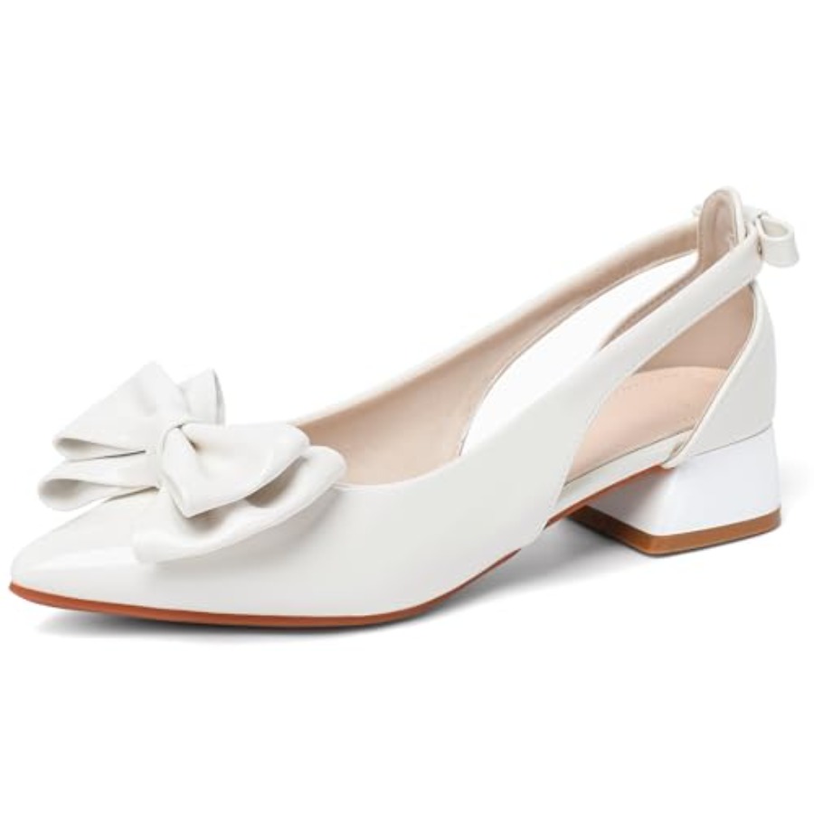Slingback Jane Heels for Women - Low Block Heel Pump บทวิจารณ์และราคา
