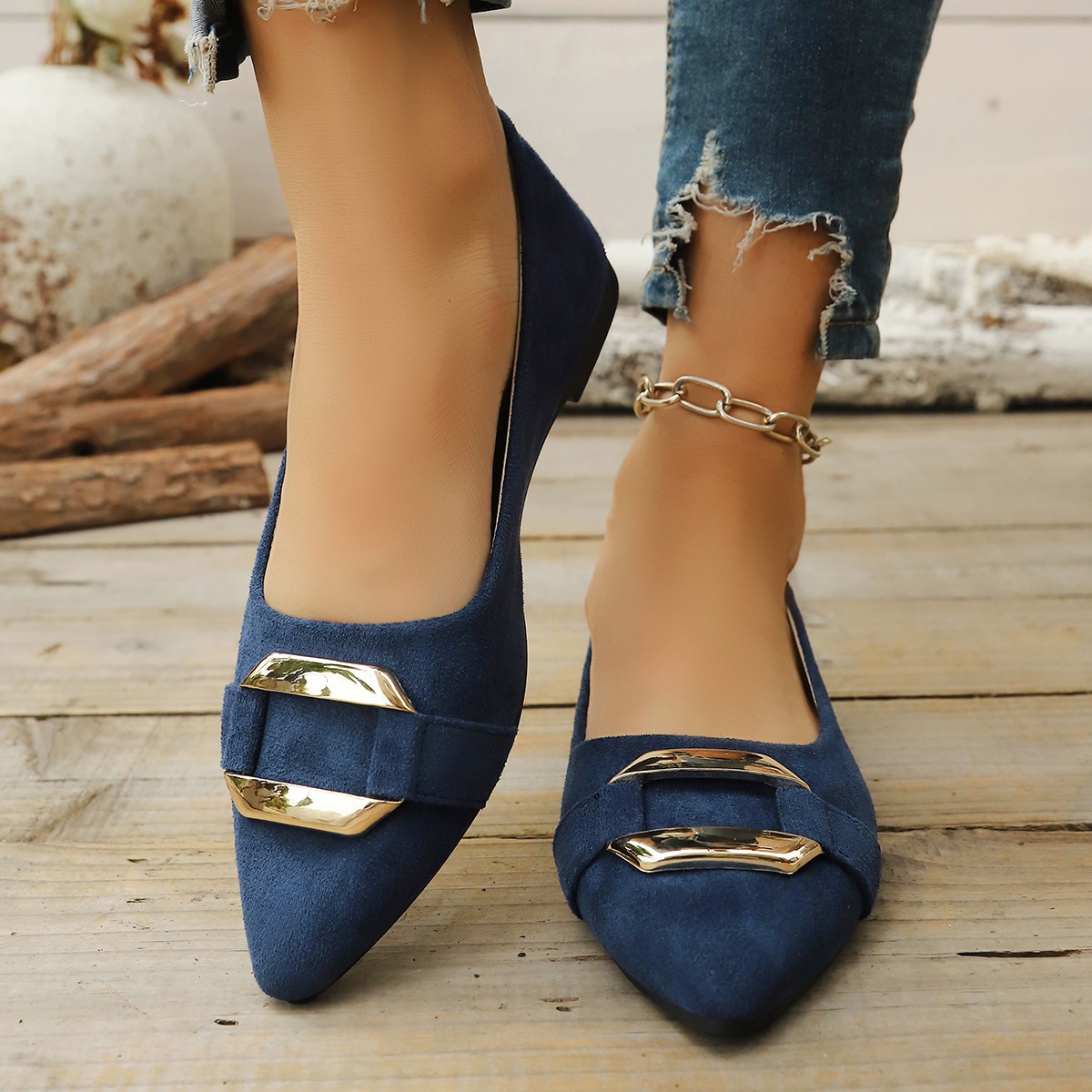 Spring and Autumn Elegant Poin - Women'S Shoes Toms บทวิจารณ์และราคา