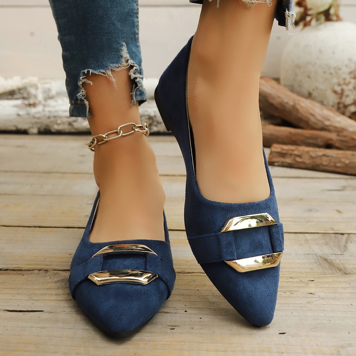 Spring and Autumn Elegant Poin - Women'S Shoes Toms บทวิจารณ์และราคา
