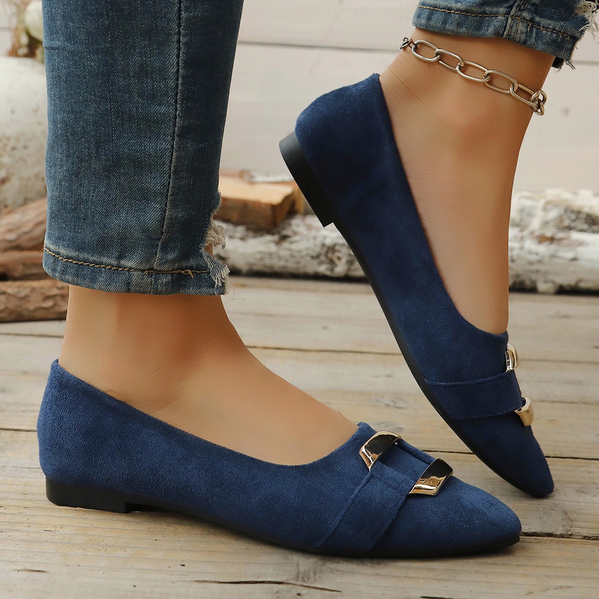 Spring and Autumn Elegant Poin - Women'S Shoes Toms บทวิจารณ์และราคา