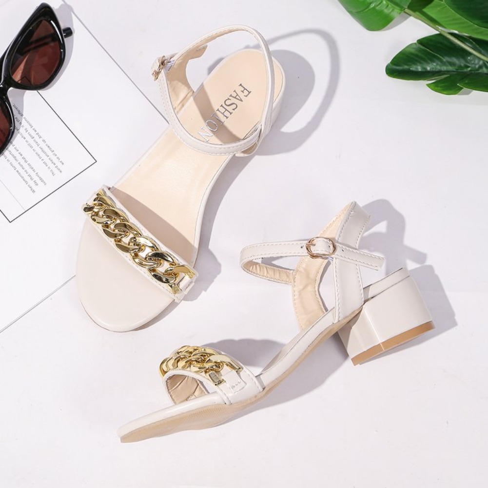 2026 Rhinestone Sandals for Wo - Gold Chain Sandal บทวิจารณ์และราคา