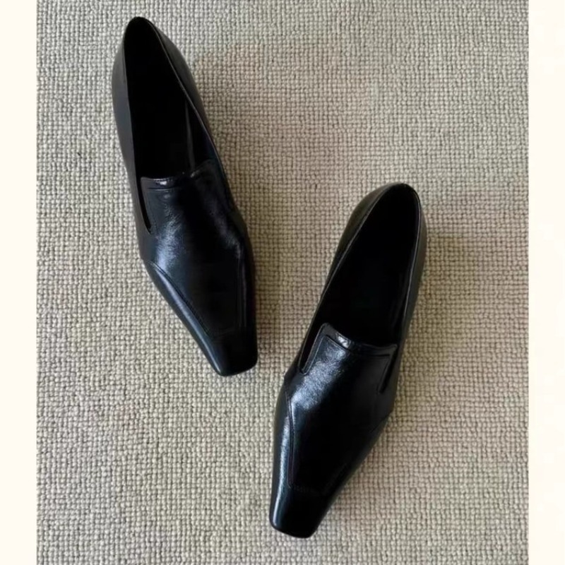 Retro Square Toe Deep Mouth Sl - Slingback Pumps Women บทวิจารณ์และราคา