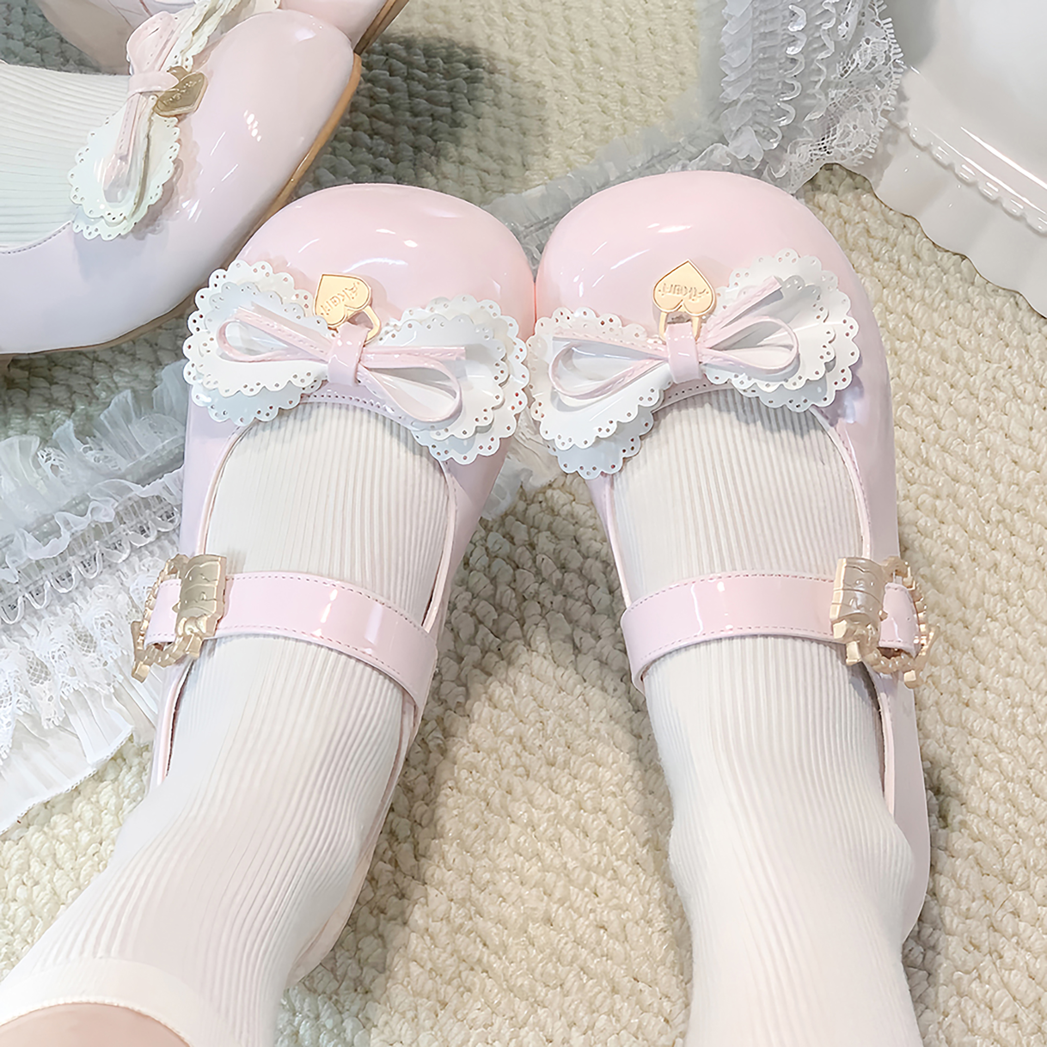 Women's Shoes Bowknot Lolita S - Ankle Strap Heels บทวิจารณ์และราคา