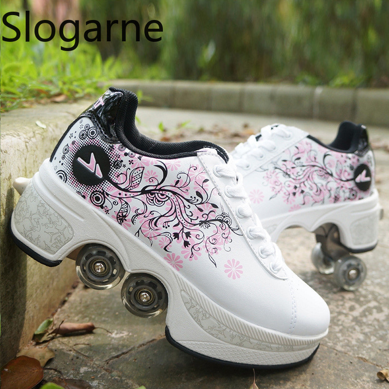 Women 4 Wheels Deformation Rol - Women Shoes Casual บทวิจารณ์และราคา