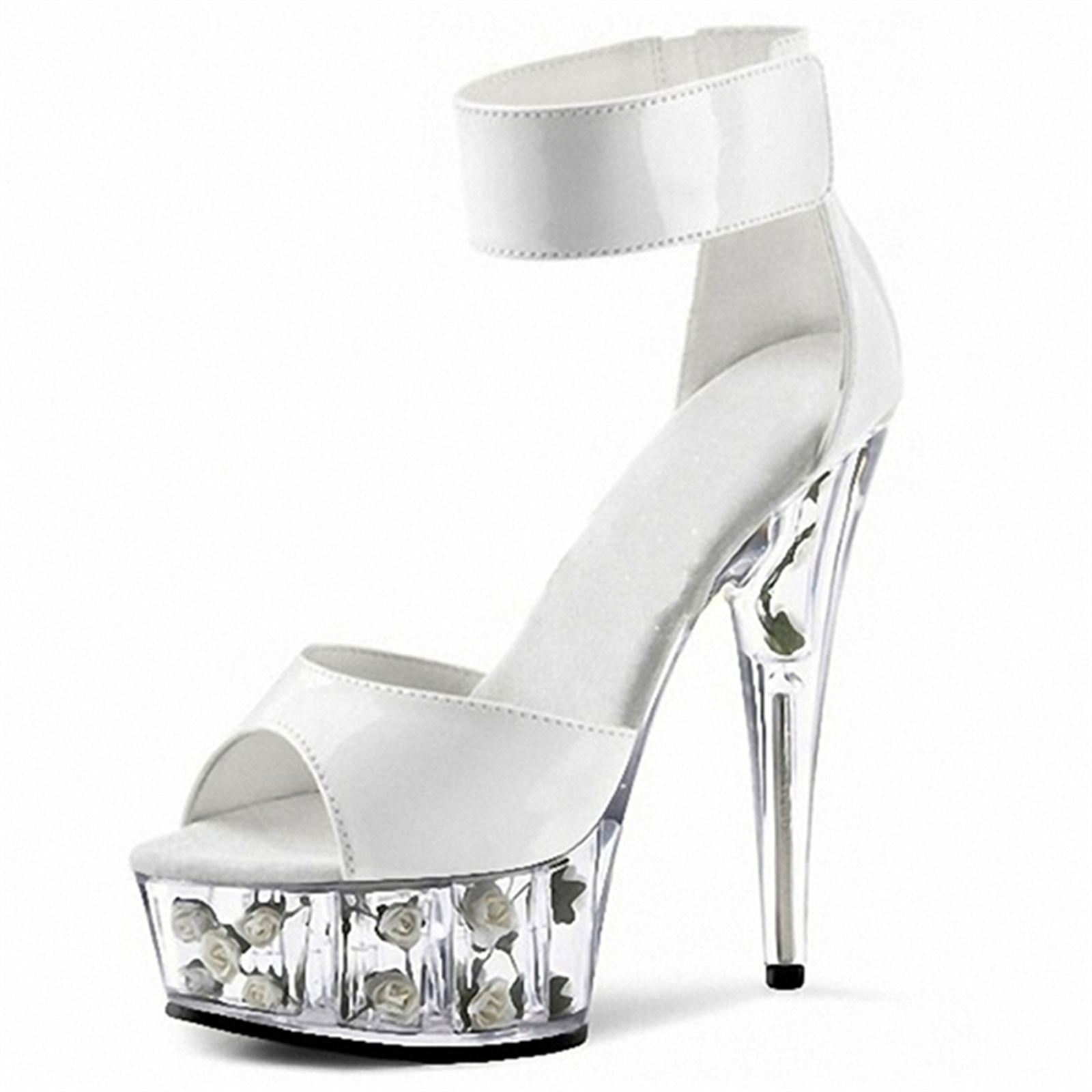 Neo Gothic Heels 15cm - Black  - Wide Fit Heels บทวิจารณ์และราคา