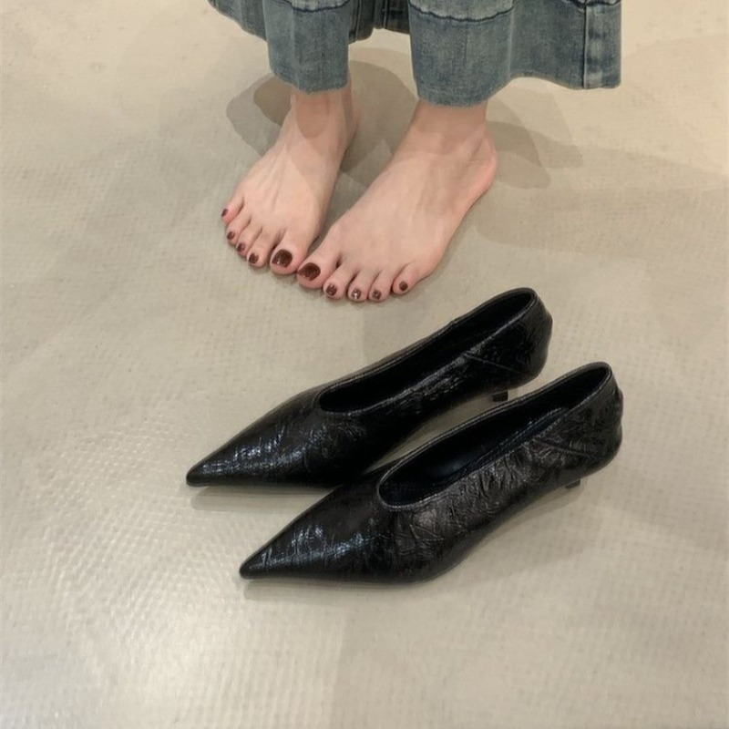 2025 Autumn New Commuter Wind  - Slingback Pumps Women บทวิจารณ์และราคา
