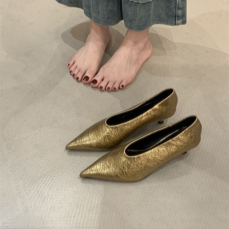 2025 Autumn New Commuter Wind  - Slingback Pumps Women บทวิจารณ์และราคา