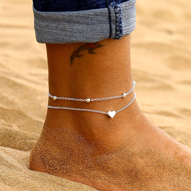 LETAPI Two Layers Chain Heart  - Gold Chain Sandal บทวิจารณ์และราคา
