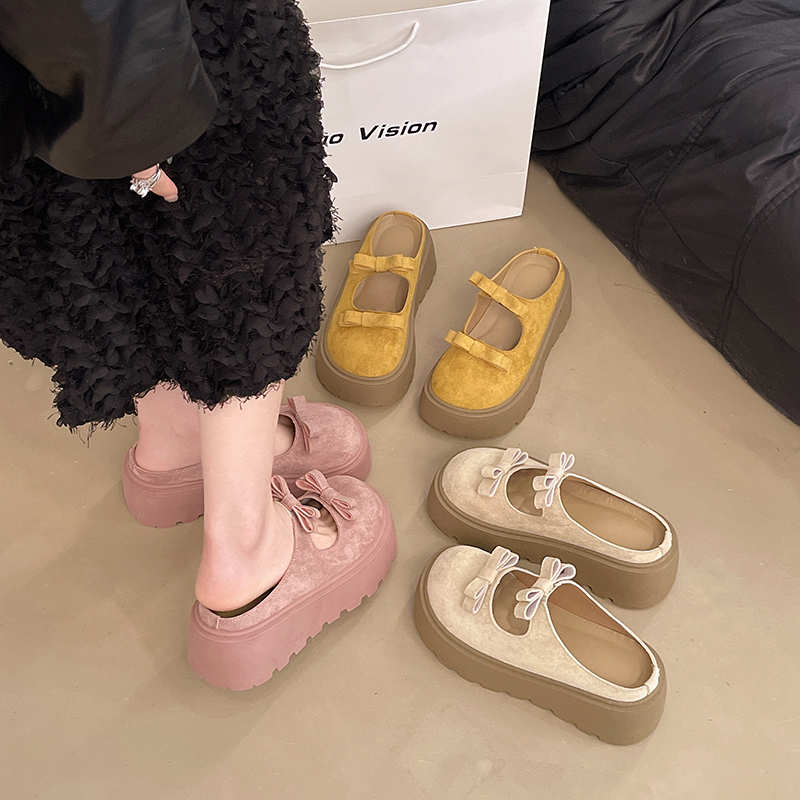 Velvet Hi Cut Flip Flop Slippe - Women'S Shoes Hands Free บทวิจารณ์และราคา