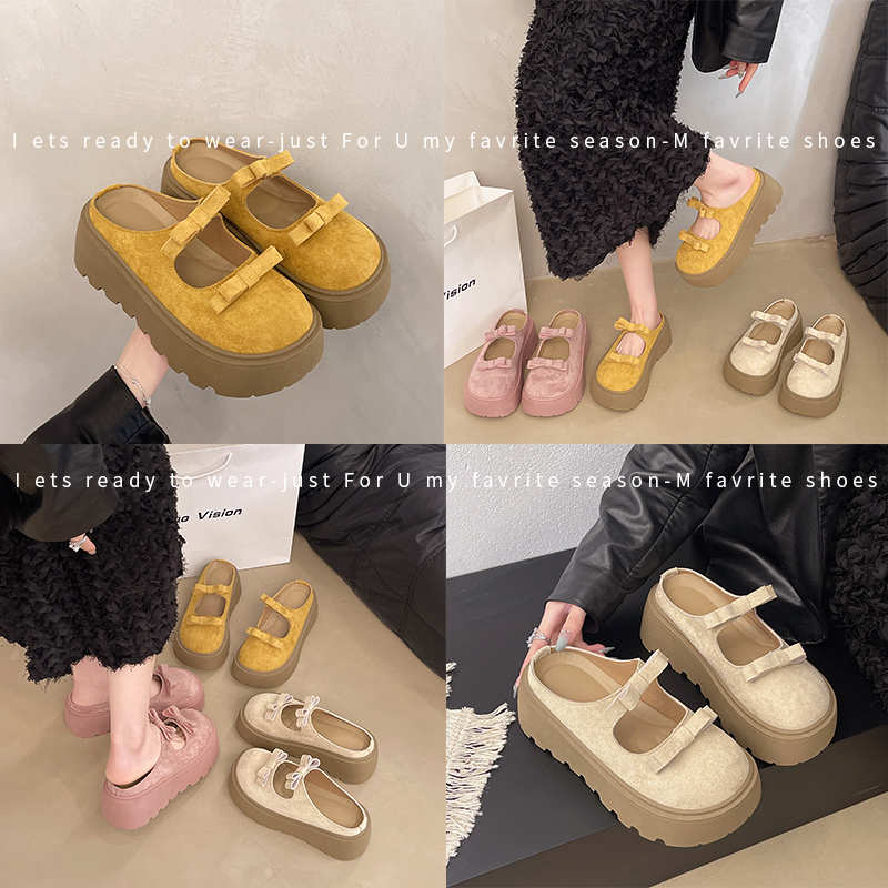 Velvet Hi Cut Flip Flop Slippe - Women'S Shoes Hands Free บทวิจารณ์และราคา
