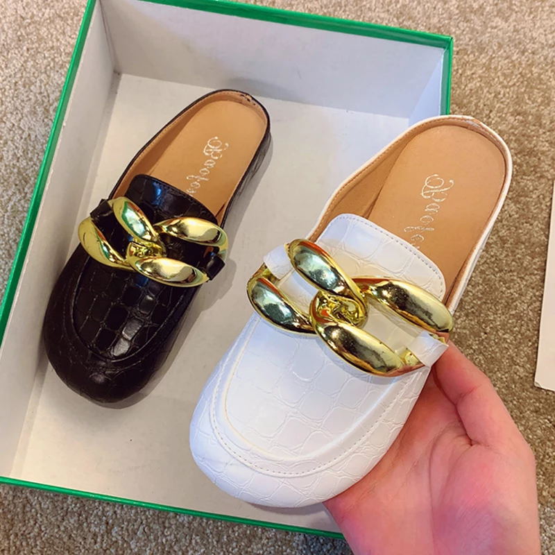 Fashion Women Slippers Plus Si - Gold Chain Sandal บทวิจารณ์และราคา