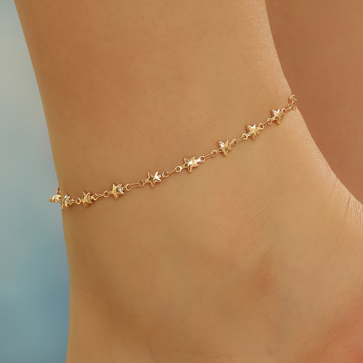 Bohemia Vintage Star Anklet Li - Gold Chain Sandal บทวิจารณ์และราคา