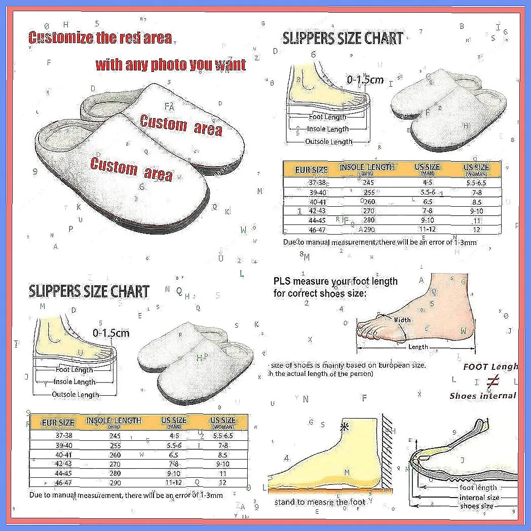 Custom Personalized Slippers f - Women Shoes Name บทวิจารณ์และราคา