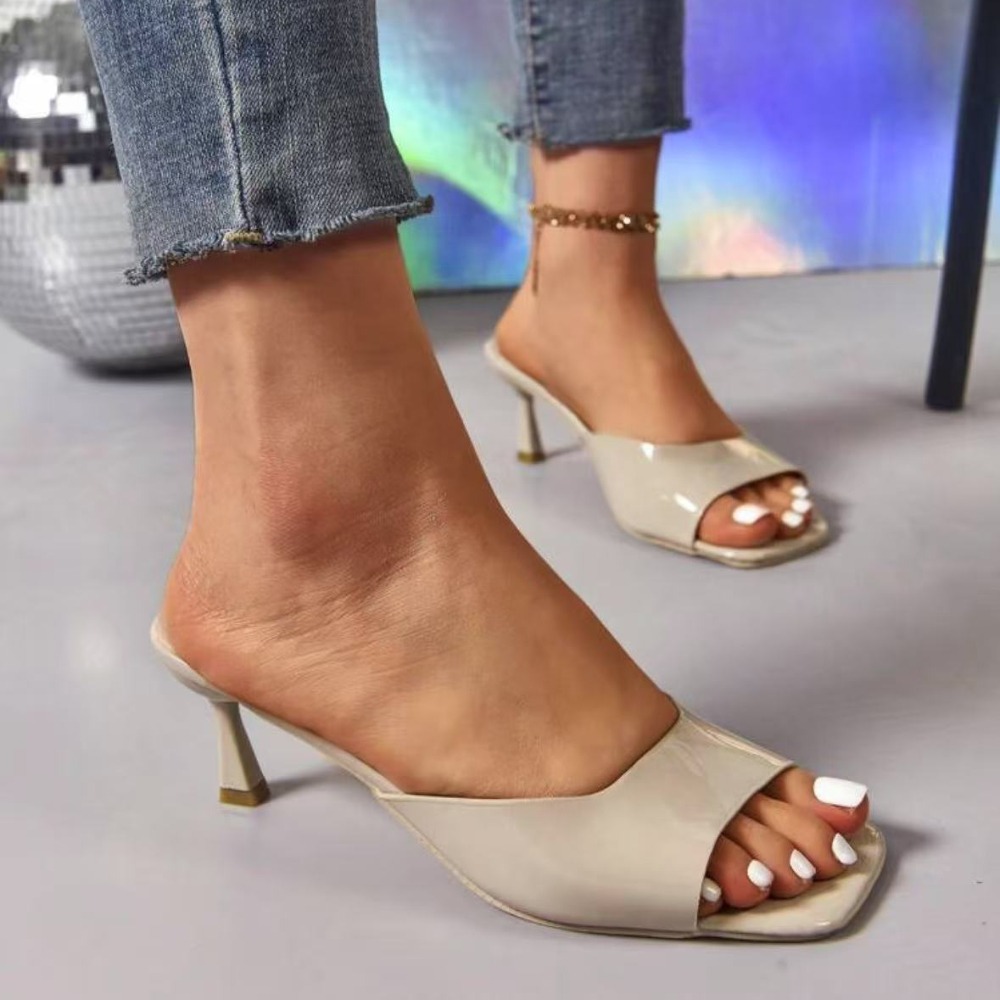 Fashion Fish Mouth Slippers Su - Women'S Shoes Peep Toe บทวิจารณ์และราคา