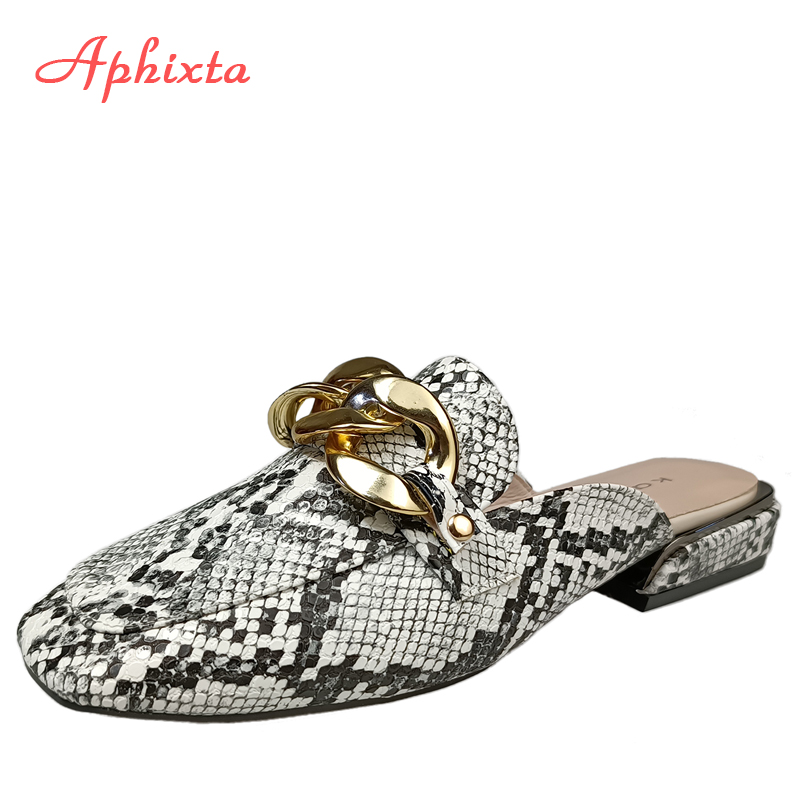 Aphixta Summer New Chain Women - Gold Chain Sandal บทวิจารณ์และราคา