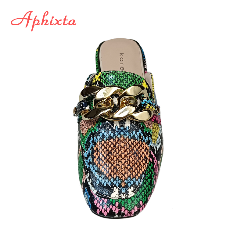 Aphixta Summer New Chain Women - Gold Chain Sandal บทวิจารณ์และราคา