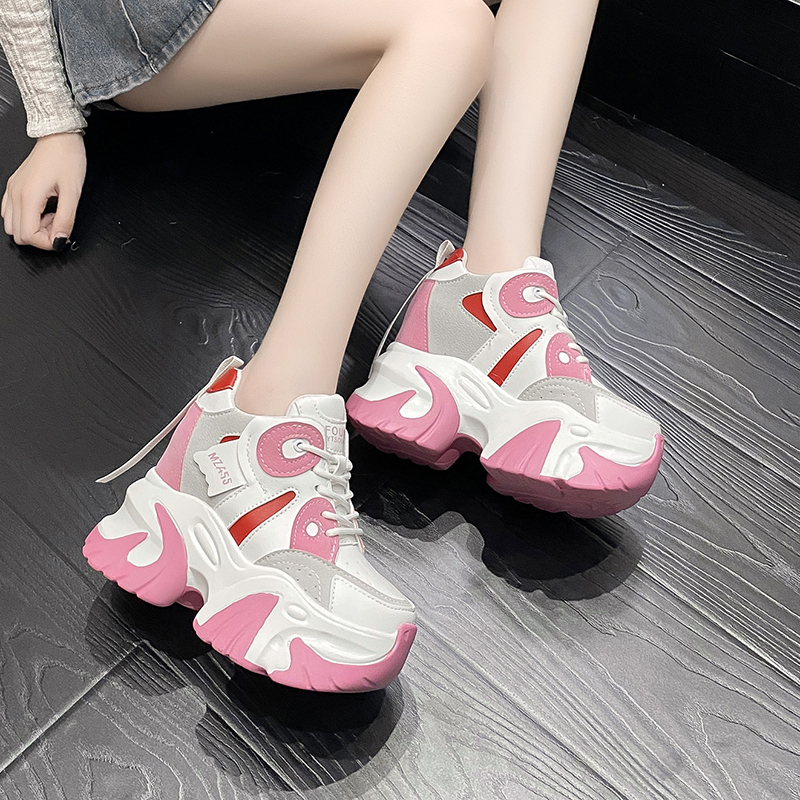 Women Walking Sneakers New Aut - Wedge Heeled Sneaker บทวิจารณ์และราคา