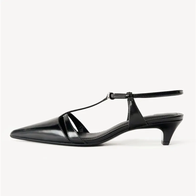 Patent Leather Kitten Heel Wom - Ankle Strap Heels บทวิจารณ์และราคา