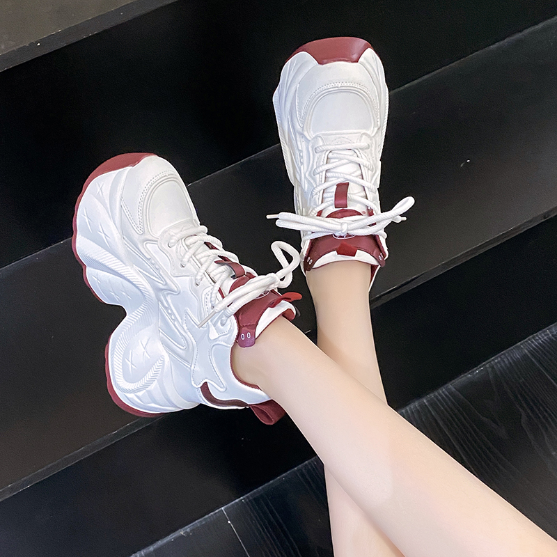 Autumn Winter Warm Chunky Snea - Wedge Heeled Sneaker บทวิจารณ์และราคา