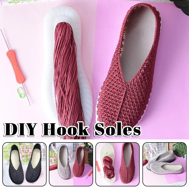 Handwoven DIY Shoes Crocheted  - Women'S Shoes Hands Free บทวิจารณ์และราคา