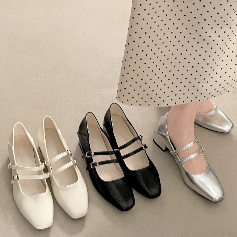 Square Toe Low Heel Women Silv - Women'S Shoes Toms บทวิจารณ์และราคา