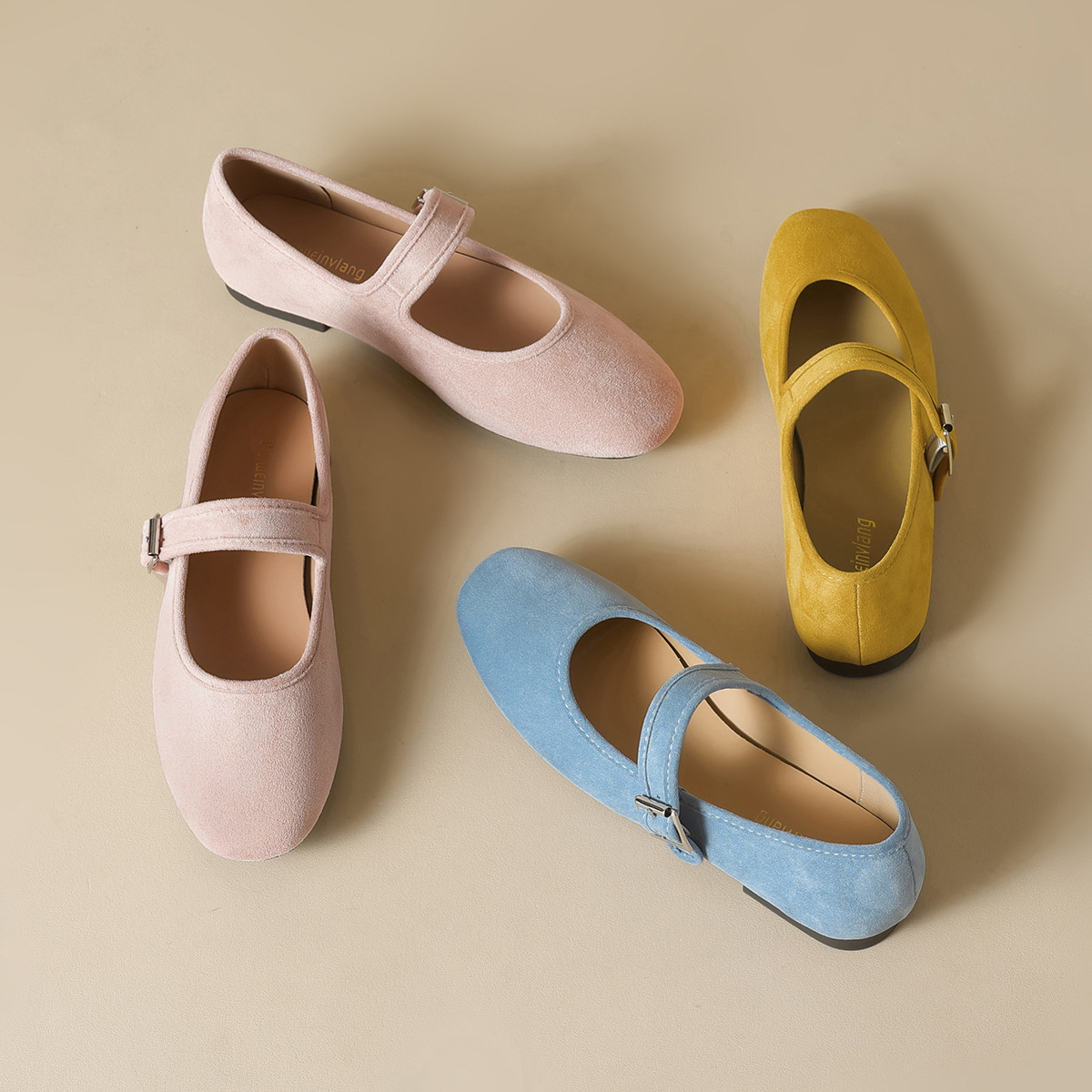 Size 35-43 Velvet Mary Jane Sh - Women'S Shoes Hands Free บทวิจารณ์และราคา