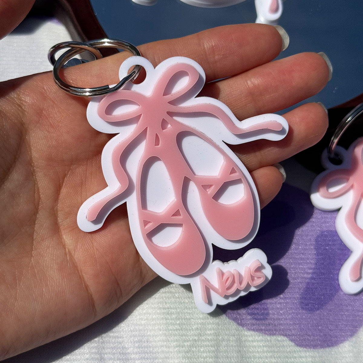 Custom Name Acrylic Keychain P - Women Shoes Name บทวิจารณ์และราคา