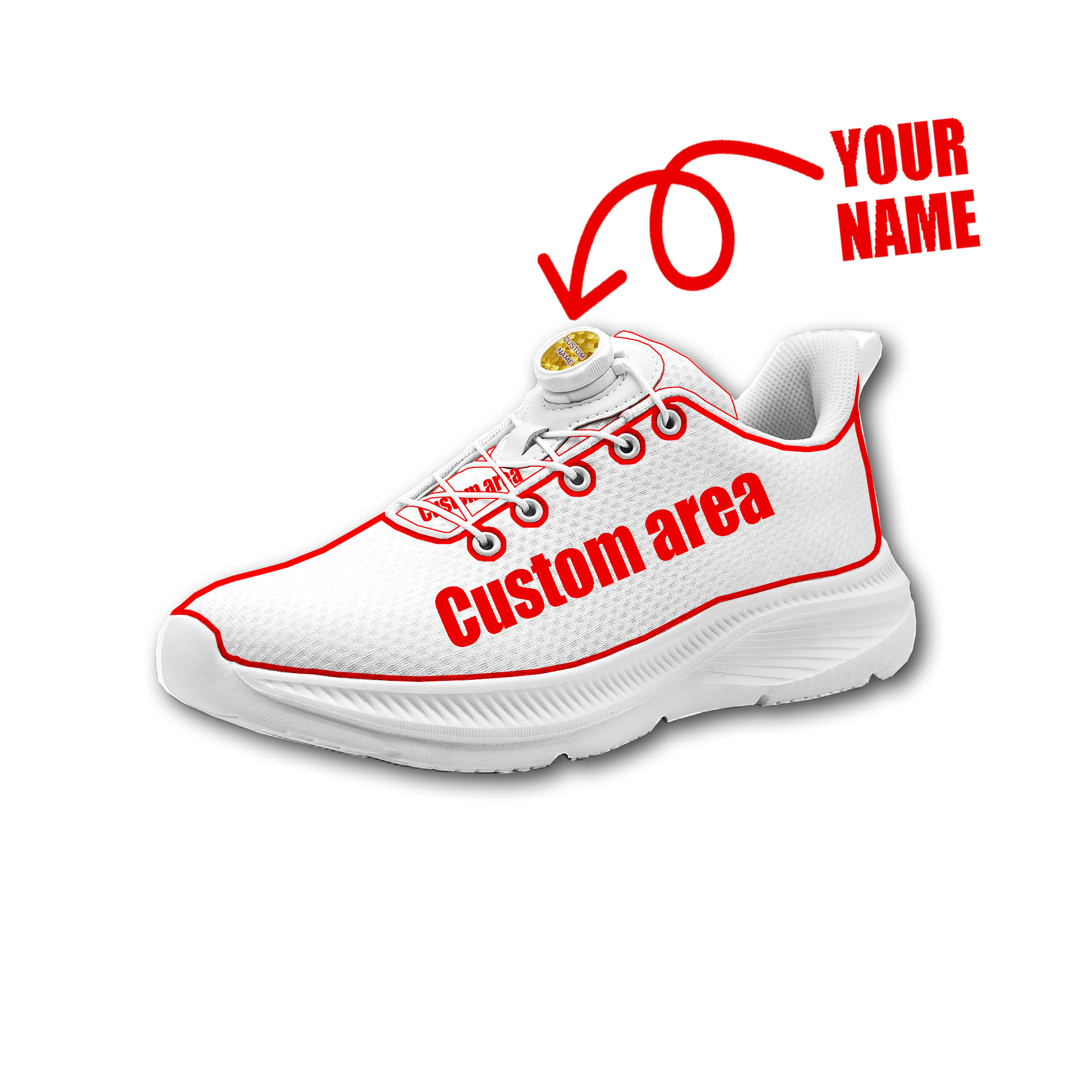Custom Walking Shoes Men Woman - Women Shoes Name บทวิจารณ์และราคา
