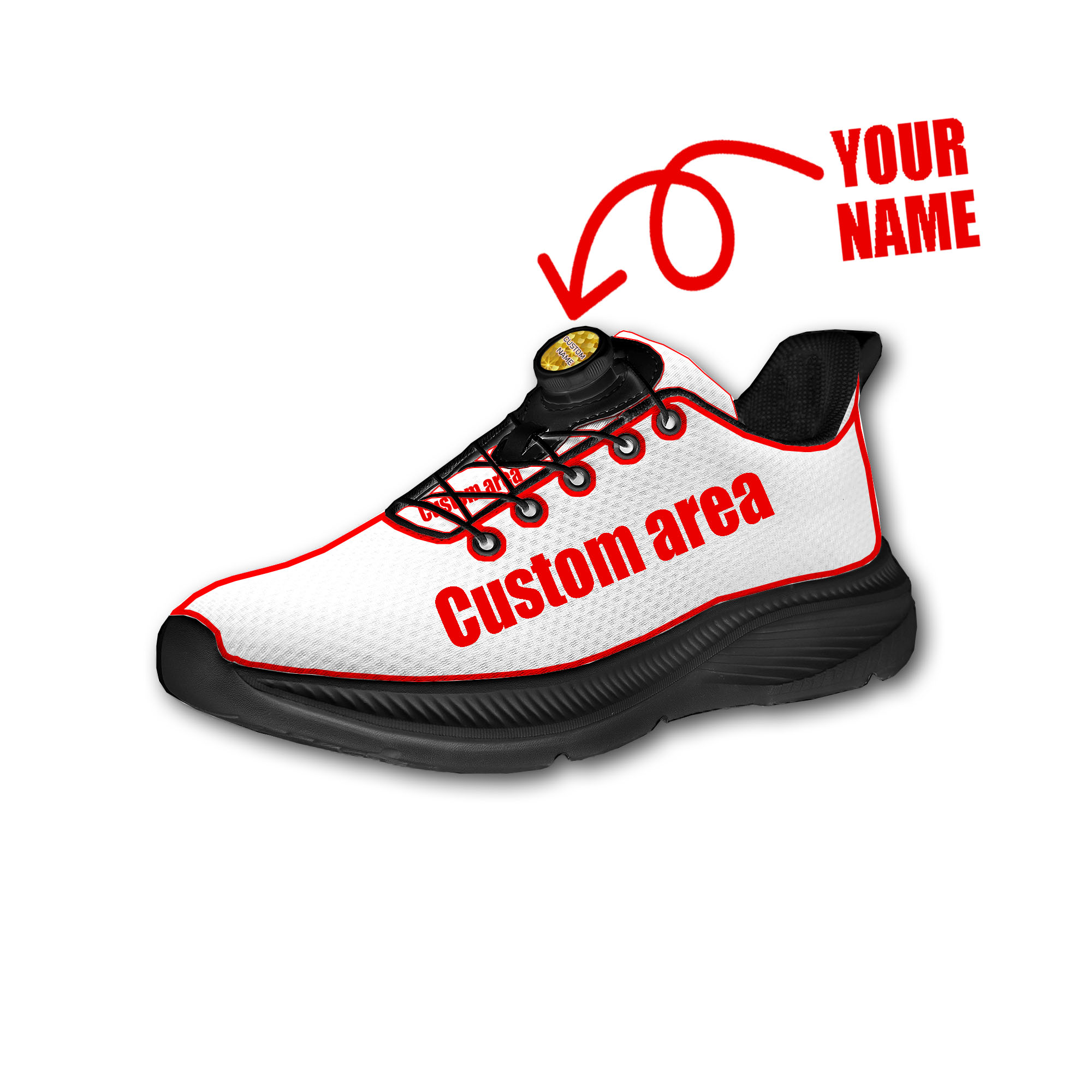 Custom Walking Shoes Men Woman - Women Shoes Name บทวิจารณ์และราคา