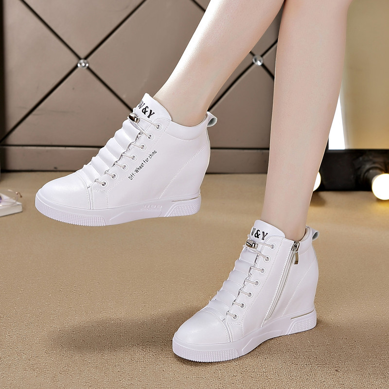 Women Sneakers Wedge Heels Hei - Wedge Heeled Sneaker บทวิจารณ์และราคา