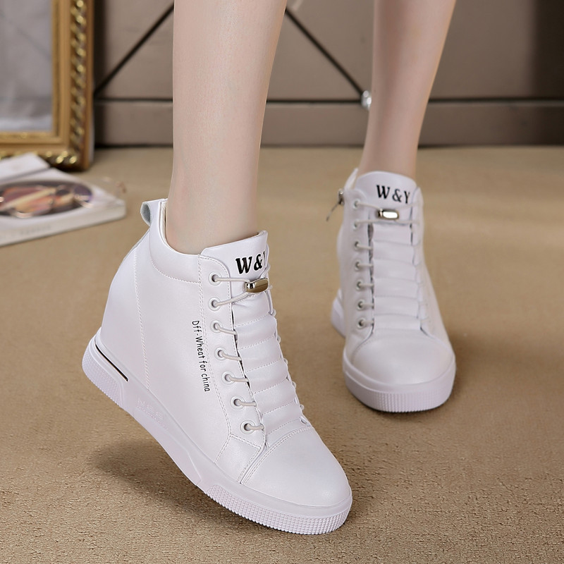 Women Sneakers Wedge Heels Hei - Wedge Heeled Sneaker บทวิจารณ์และราคา