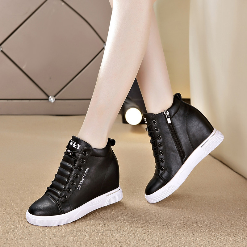 Women Sneakers Wedge Heels Hei - Wedge Heeled Sneaker บทวิจารณ์และราคา